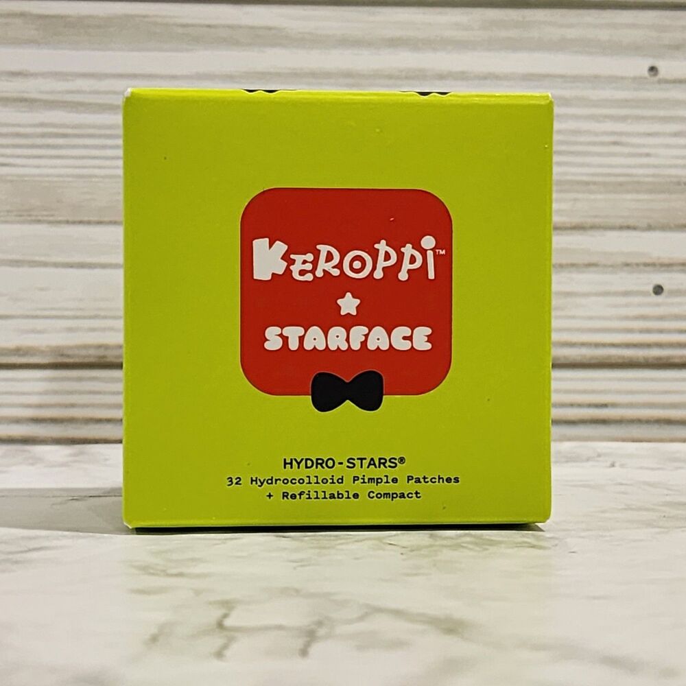 Sanrio Keroppi x Starface Big Compact w/ Mirror and 32 Acne Patches Hello Kitty